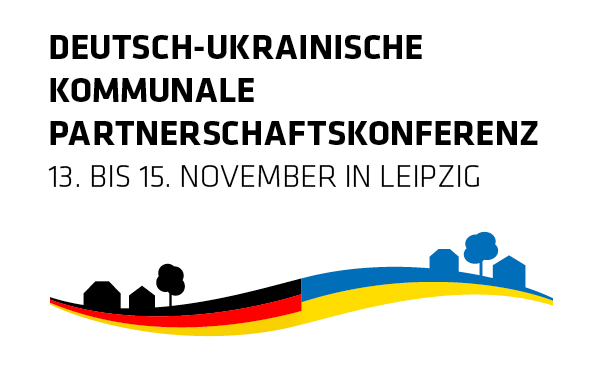 Logo der sechsten deutsch-ukrainischen kommunalen Partnerschaftskonferenz