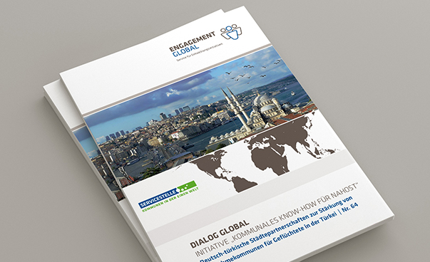 Cover der Publikation mit einem Blick auf Istanbul.