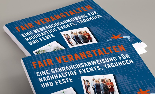Mockup der Publikation Fair Veranstalten der Fairen Metropole Ruhr