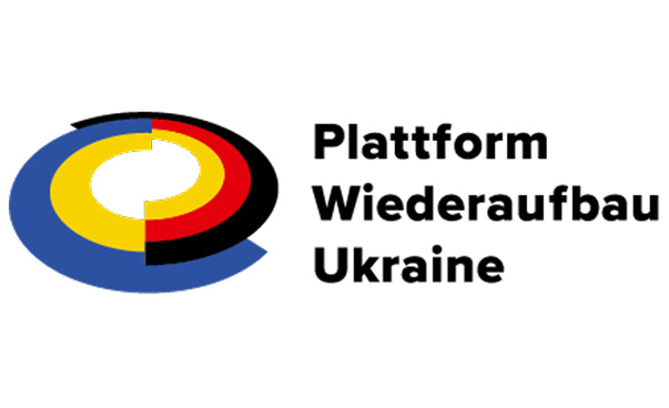 Logo der Plattform Wiederaufbau Ukraine