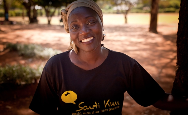 Dr. Auma Obama, Gründerin der Sauti Kuu Foundation