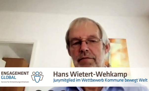 Ein Standbild des Jurymitglieds Hans Wietert-Wehkamp.