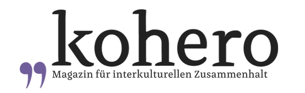 Logo des Magazin Kohero für interkulturellen Zusammenhalt.