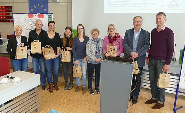 Gruppenbild der Teilnehmenden des Workshops in Erlangen.