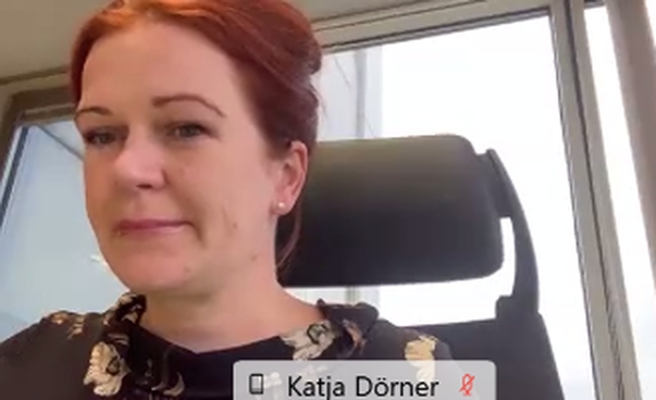 Ein Screenshot zeigt die Oberbürgermeisterin der Stadt Bonn Katja Dörner.